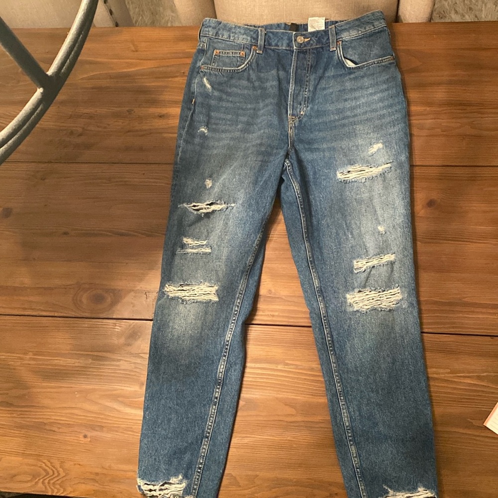 H&M ripped jeans